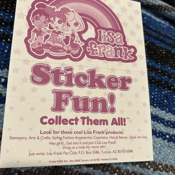 Lisa Frank Vintage Fun Sticker Sheet - Picture 2 of 2